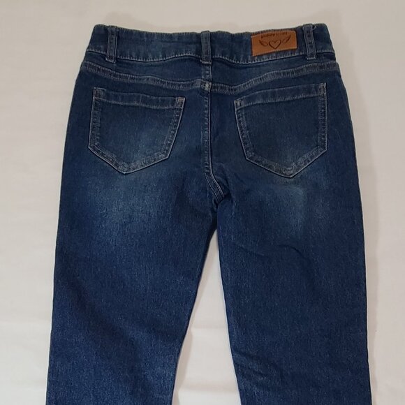 Victory Heart Slim Fit Jeans Size 10 Blue Denim Mid Rise Stretch Bangladesh - Picture 2 of 9
